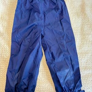 LLBean Blue Waterproof Rain Pants